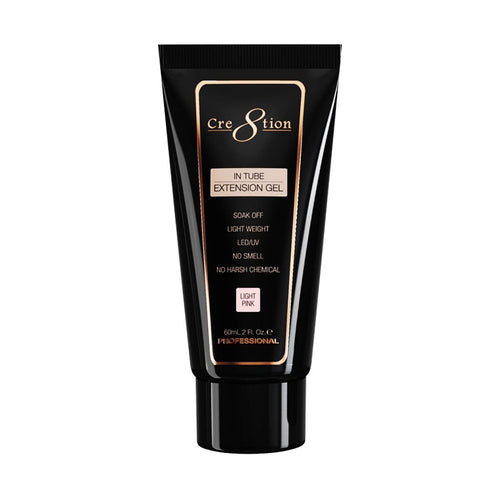 Cre8tion LED/UV Soak Off Extension Gel 2 oz - Light Pink
