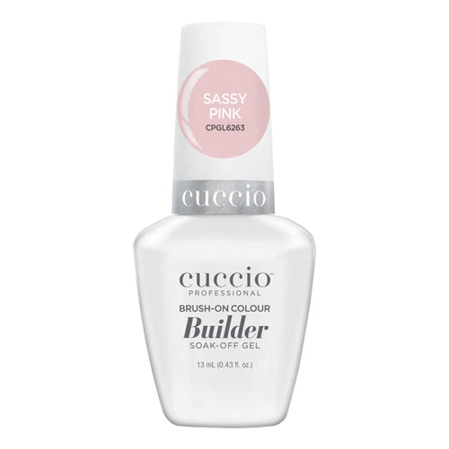 Cuccio LED/UV Gel de Construction au Pinceau 0,43 oz - Rose Audacieux CPGL6263
