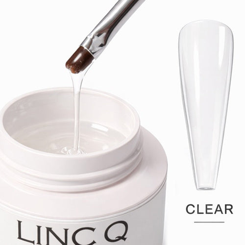 Linc Q Gel de construction sans brûlure, à dissoudre, 60 ml, transparent 19573
