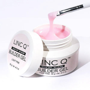 Linc Q Gel de construction autoégalisant sans sensation de brûlure 2 fl oz Rose pâle19574