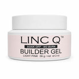 Linc Q No Burn Soak Off Builder Gel 2 fl oz Light Pink19574