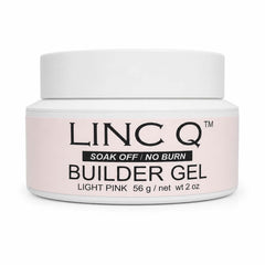 Linc Q Gel de construction autoégalisant sans sensation de brûlure 2 fl oz Rose pâle19574