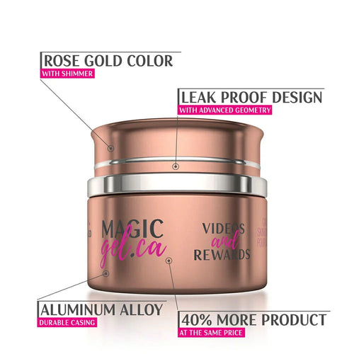Magic Gel Builder Gels Rose Pink Builder 15ml 36938