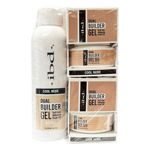 Kit de gels de construction duo IBD Soak Off – Nude froid 37441