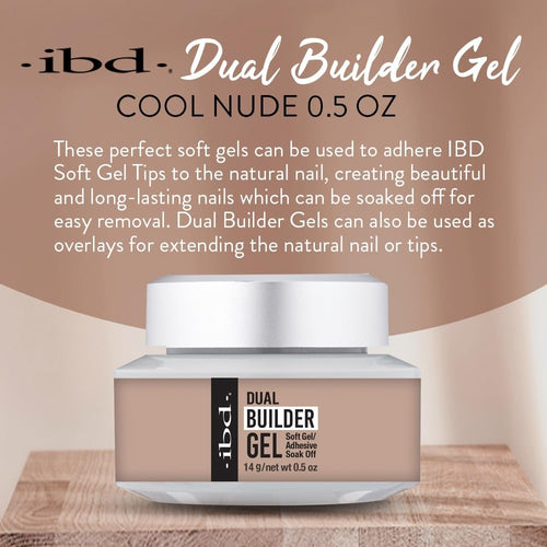 Kit de gels de construction duo IBD Soak Off – Nude froid 37441