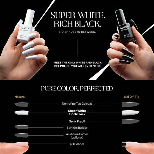 Apres Gel Couleur 15ml - Rich Black 45065