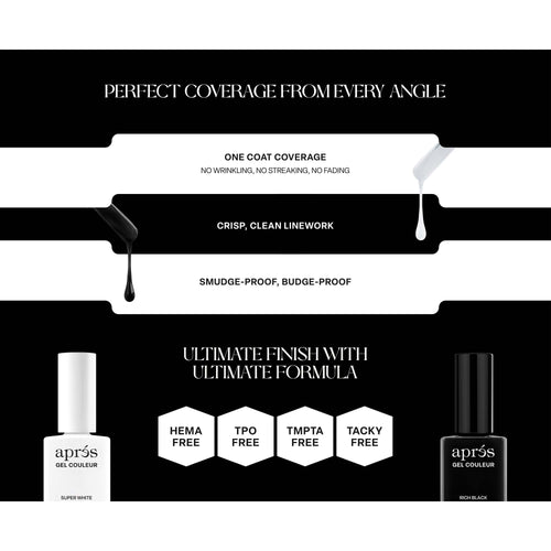 Apres Gel Couleur 30ml - Rich Black 45067