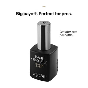Apres Base Gelcoat X Rubber Base 0.5 fl oz AP-1BGCX15-NP