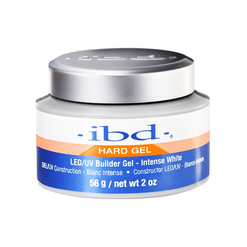 Ibd Hard Gel Gel de construction LED/UV-Blanc intense 56g/2oz #61180