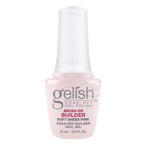 Gel de construction Soak-Off Brush-On Builder Gelish Rose Pâle Translucide 1148154