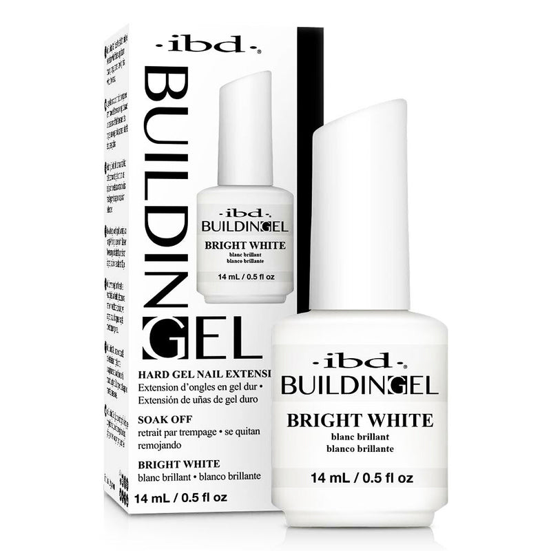 Ibd Gel de construction pour ongles 0.5 fl.oz/14ml Blanc éclatant 62492