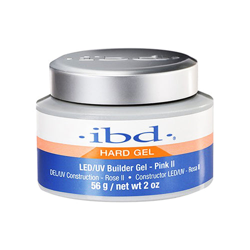 Gel de construction Ibd Hard Gel LED/UV - Rose II 56g/2 oz #72176