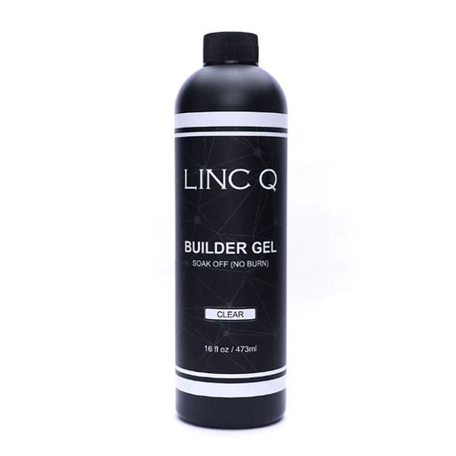 Linc Q No Burn Soak Off Builder Gel 16 fl oz Clear 89493