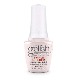 Gelish Soak-Off Brush-On Builder Gel Light Pink Nude 1148126