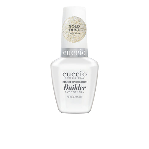 Cuccio LED/UV Gel de Construction au Pinceau 12,7 g - Poussière d'Or CPGL6353