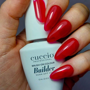 CuccioLED/UV Brush-On Builder .43oz Scarlett CPGL6393