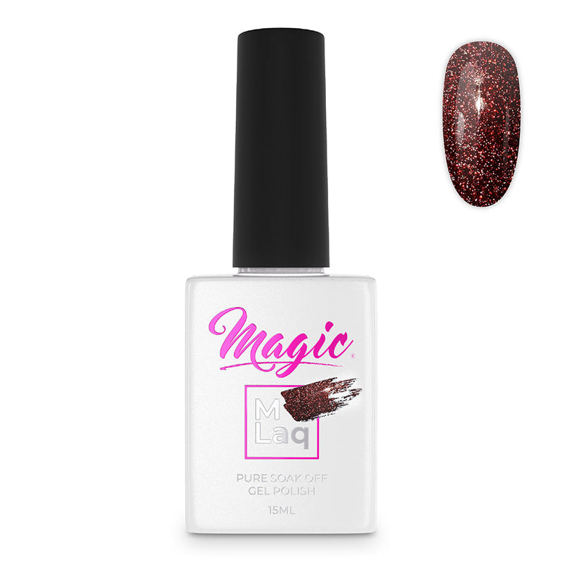 Magic Gel Polish MLaq 15 ml - Reflections Red #108
