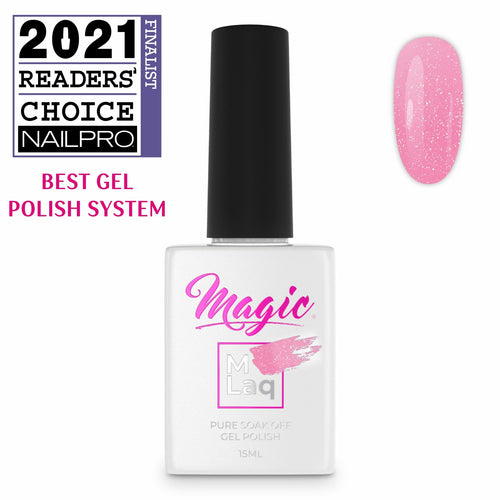 Vernis Gel Magic MLaq 15 ml - Rose Pâle Chatoyant #129