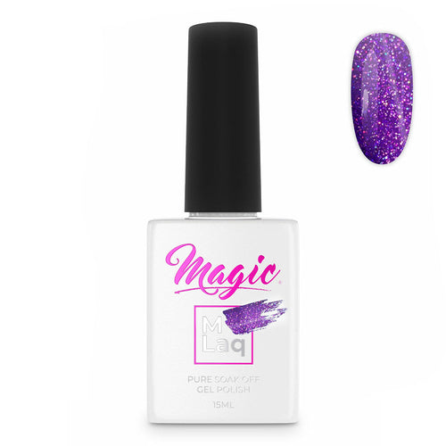 Vernis semi-permanent Magic Gel MLaq 15 ml - Violet Minuit #147