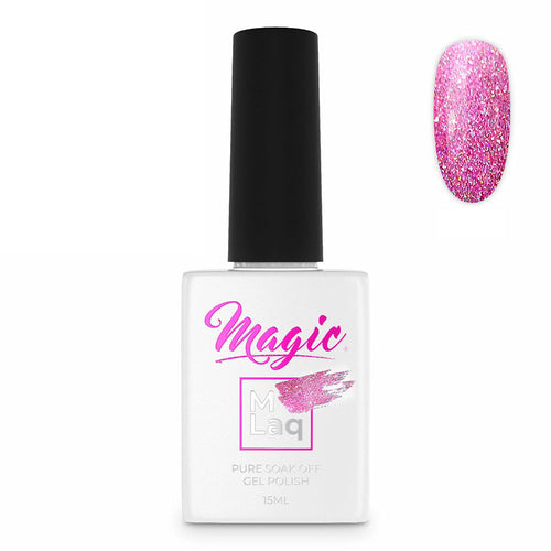 Vernis semi-permanent Magic Gel Polish MLaq 15 ml - Pink Mosaic #168