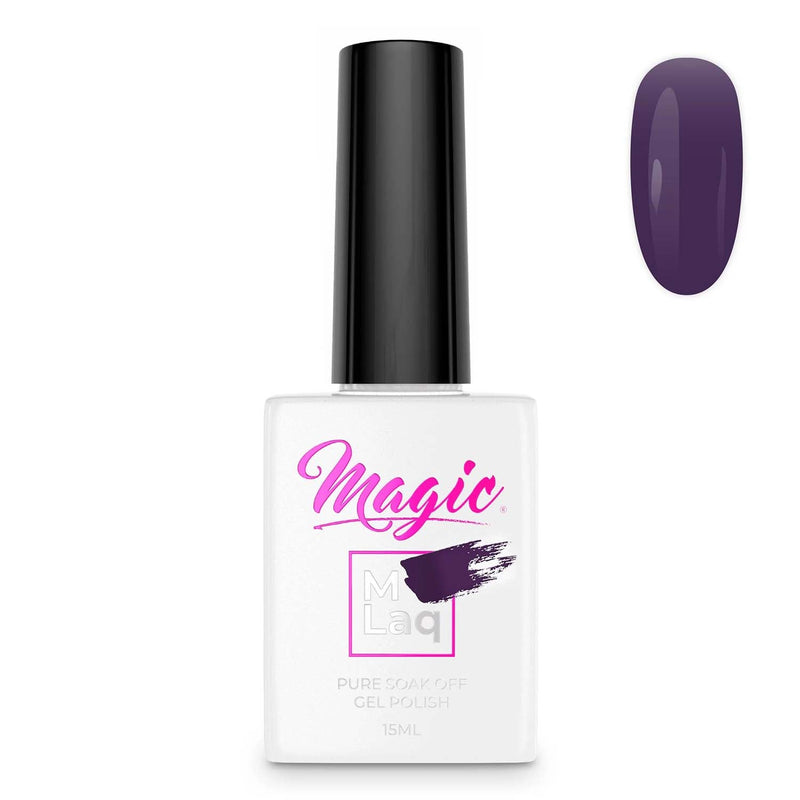 Vernis Semi-Permanent Gel MLaq 15 ml - Violet Fumé #267
