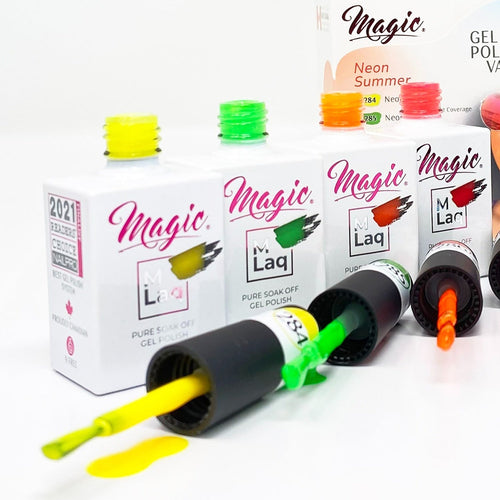 Magic Gel Polish MLaq 15 ml - Neon Green #285