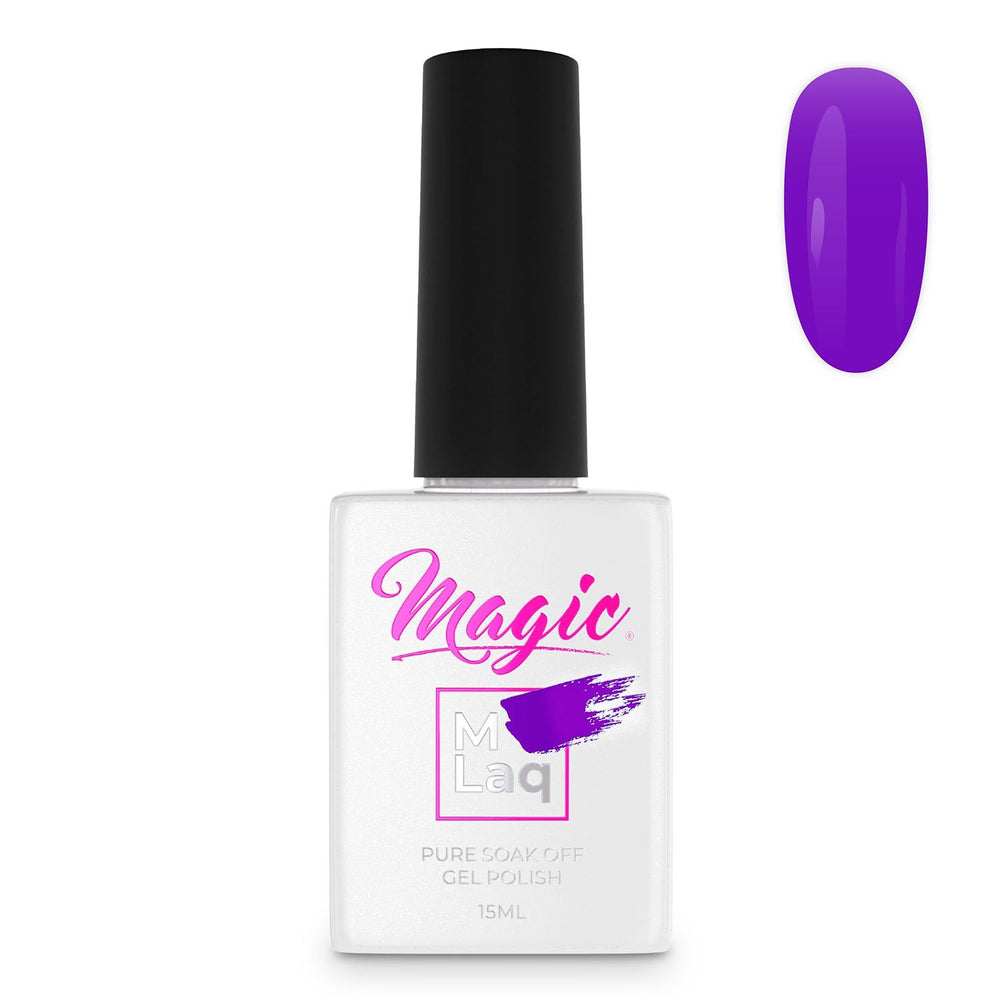 Vernis Semi-Permanent Magic Gel MLaq 15 ml - Nuit Pourpre #304