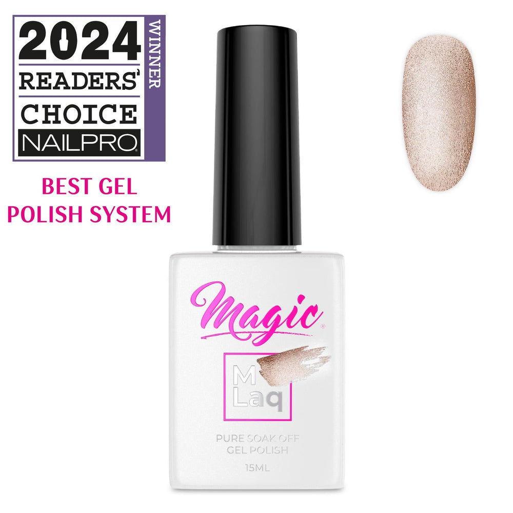 Magic Gel Polish MLaq 15 ml - Beige Cat Eye #379