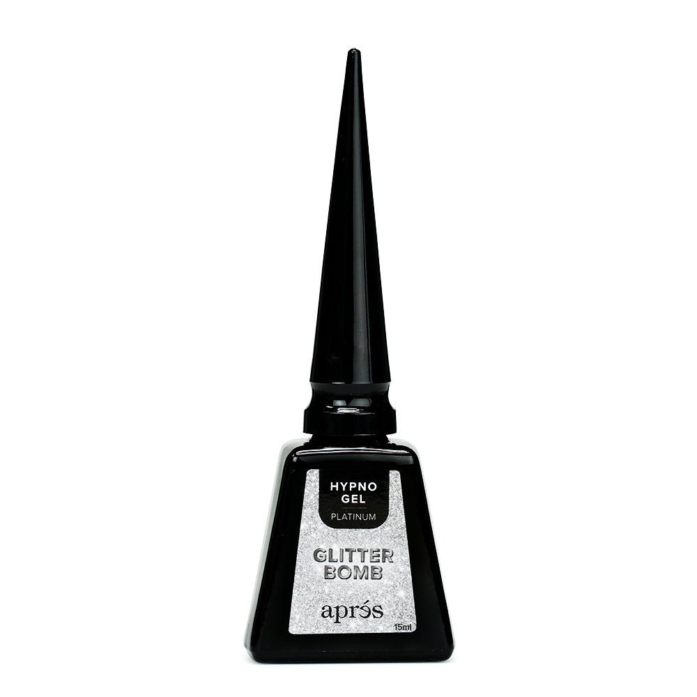Apres Gel Hypnotique Bombe Scintillante Platine 15 ml APHGGB