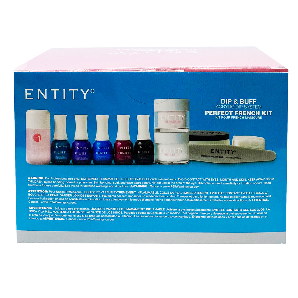 Kit parfait pour trempage et polissage français 43g de Entity 5301014