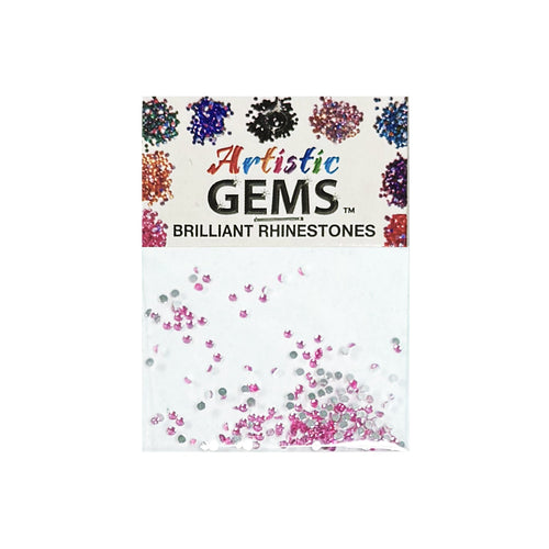Pierres d'Art Strass Rondes 144 unités - Rose 00107