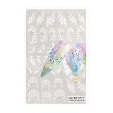 3D Nail Art Stickers Airbrush Gradient Effect 03220