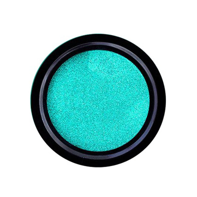 Mirror Effect Nail Glitter Powder Teal 46283-14