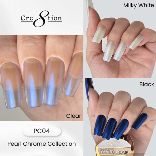 Cre8tion Poudre Chromée Effet Perle pour Nail Art 1g #4 1101-1302
