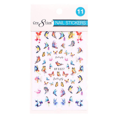 Cre8tion Autocollant Nail Art Papillon 11 1101-1122