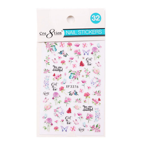 Cre8tion Nail Art Sticker Papillon 32 1101-1163