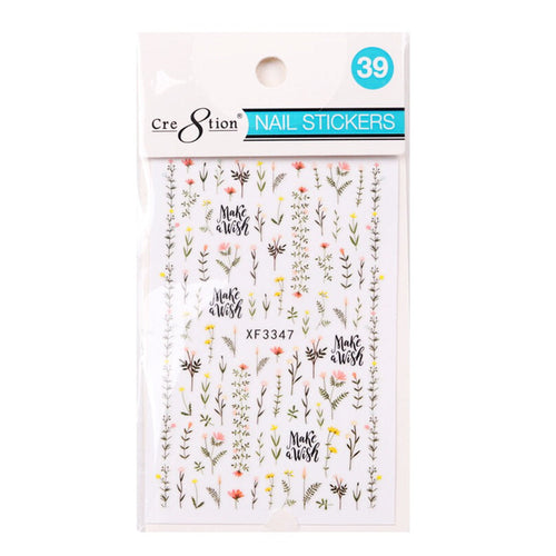 Autocollant Nail Art Papillon Cre8tion 39 1101-1170