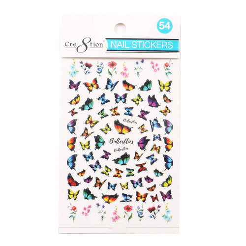 Cre8tion Nail Art Sticker Papillon 54 1101-1185