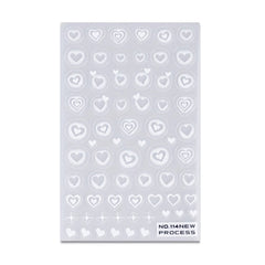 3D Nail Art Stickers Airbrush Gradient Effect 11420
