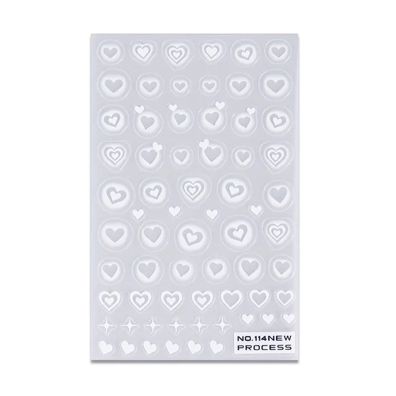 3D Nail Art Stickers Airbrush Gradient Effect 11420