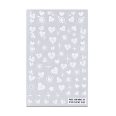 3D Nail Art Stickers Airbrush Gradient Effect 11520
