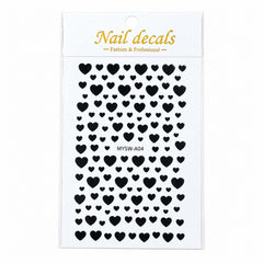 Nail Sticker Laser Self-Adhesive 3D Heart Love 15550