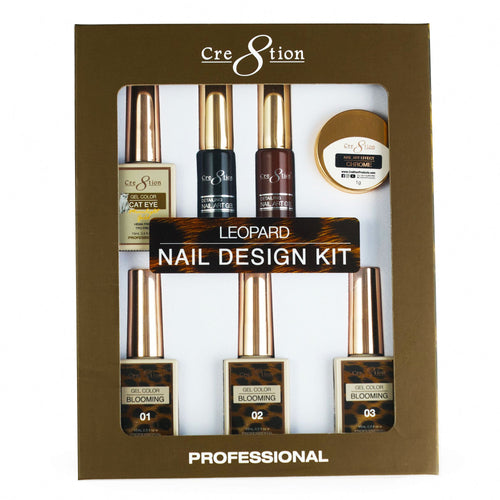 Cre8tion Nail Design Kit - Leopard 09539