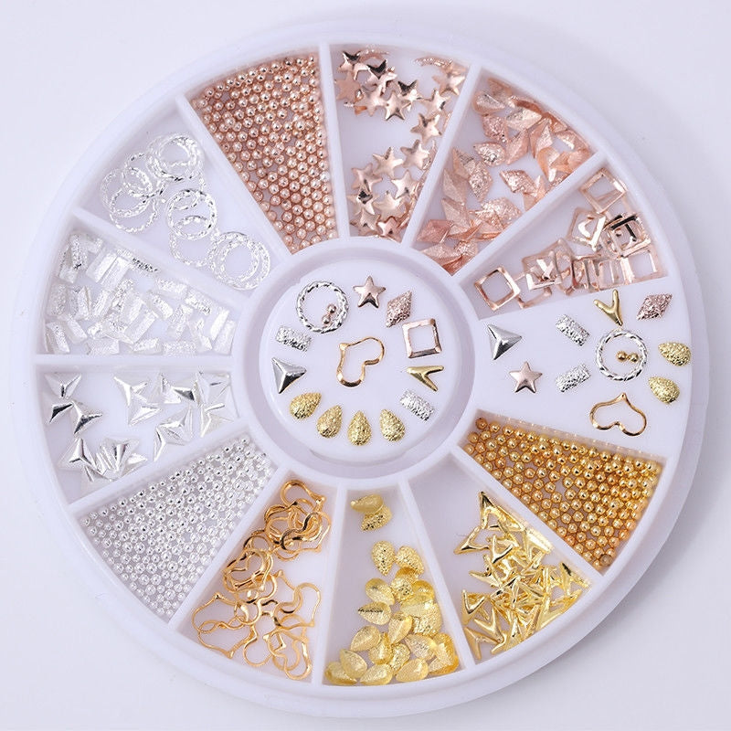 Décoration Ongles 3D Strass en Roue #40436