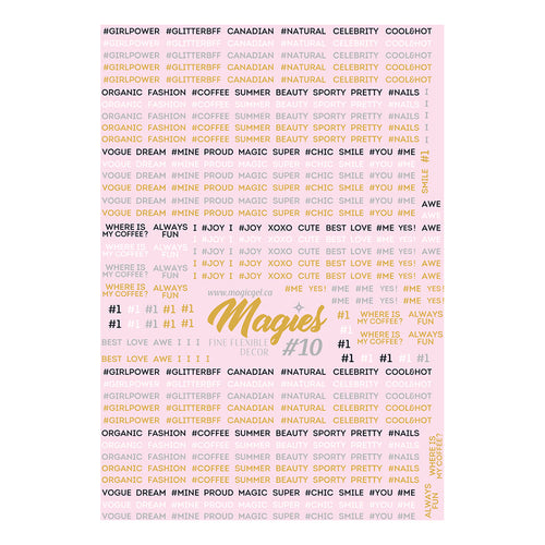 Magies Déco Ongles Gel Magiques #10 46998