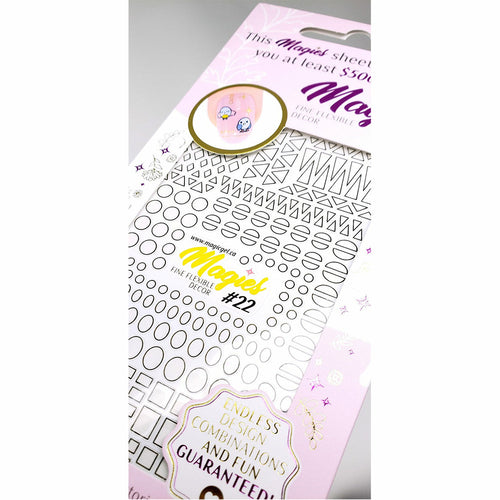Magies Décoratives pour Ongles en Gel Magic #22 47089