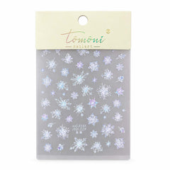 Nail Art Stickers Flying Snowflakes 50729