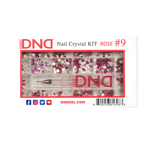 Kit de Cristaux à Ongles DND Cristal Bleu n°9 67796