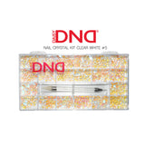 Kit de Cristaux à Ongles DND Transparents Blancs #5 68369