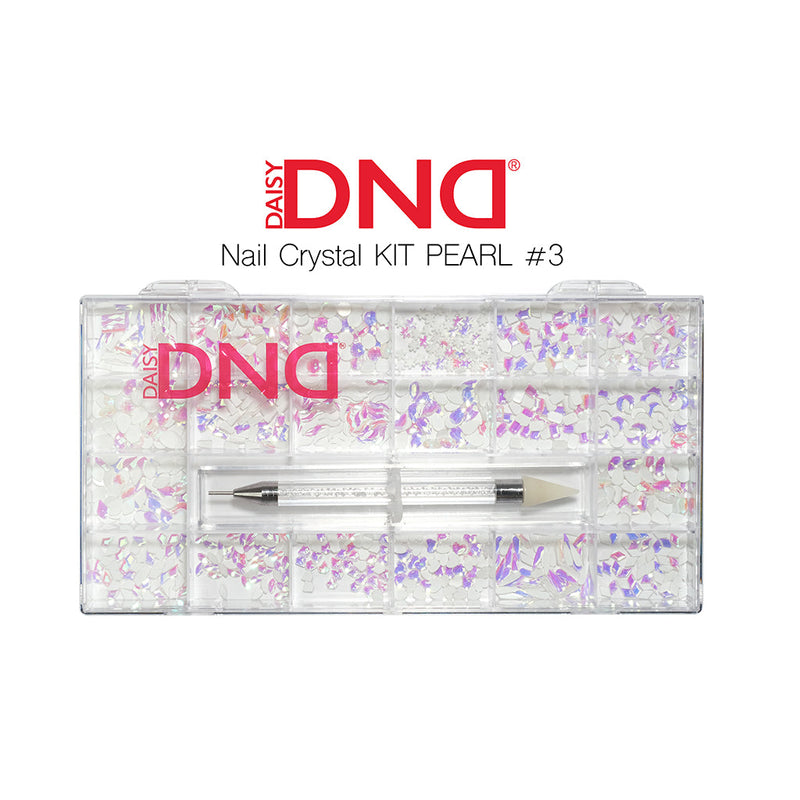 Kit de Cristaux à Ongles DND Pearl n°3 68383